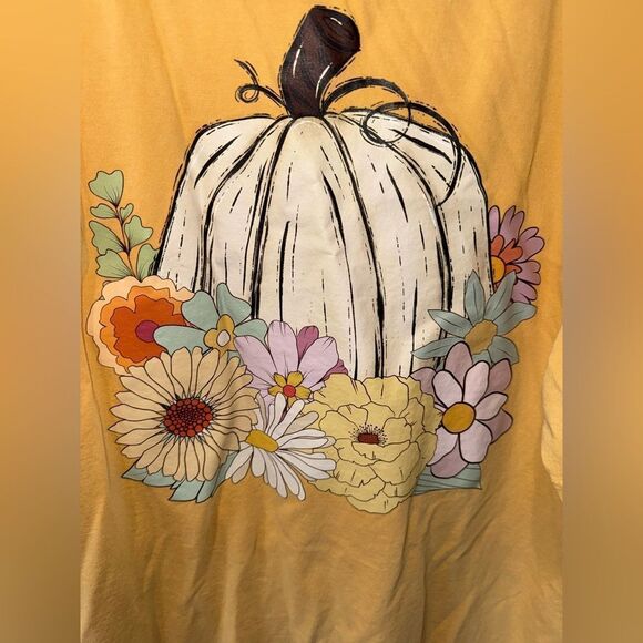 LANE SEVEN BRAND WOMENS PUMPKIN T SHIRT - Picture 2 of 4